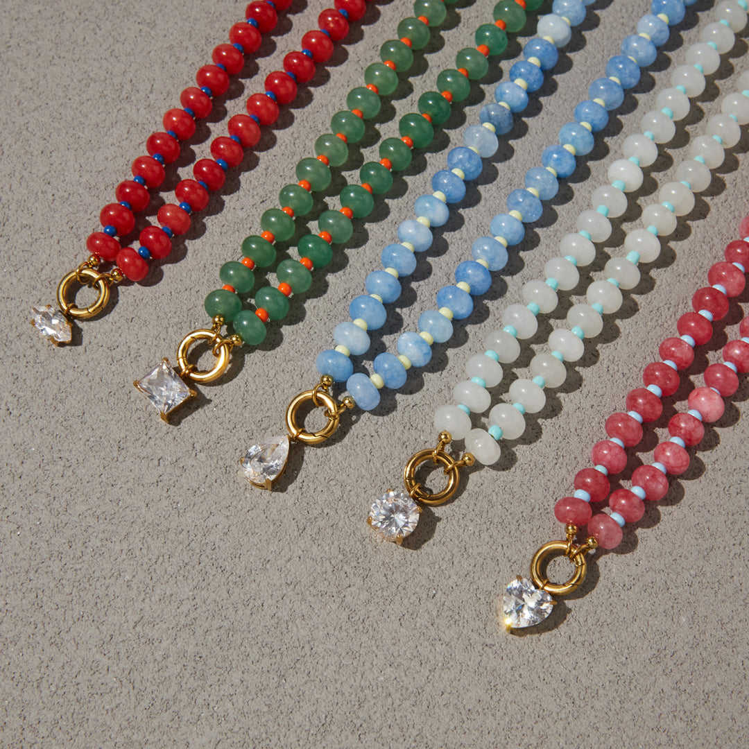 Beaded Charm Necklace