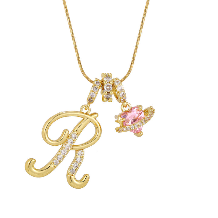 Personalized Letter Charm Necklace