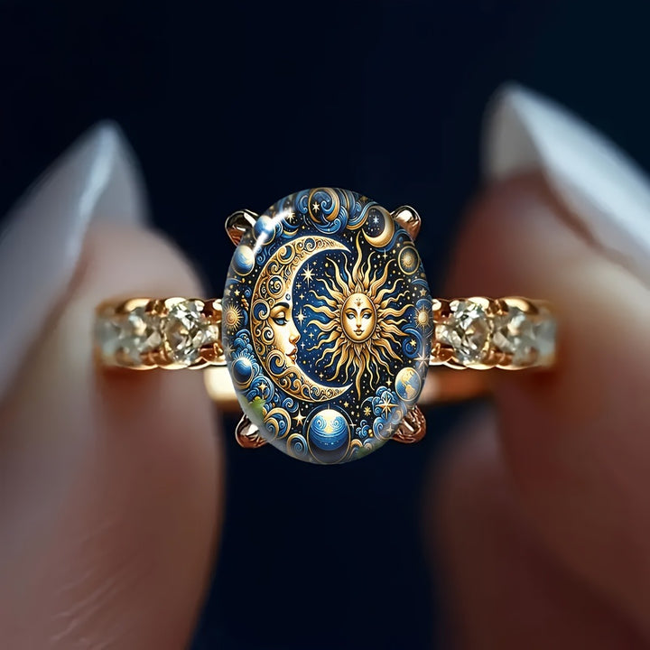 Celestial Sun &amp; Moon Ring