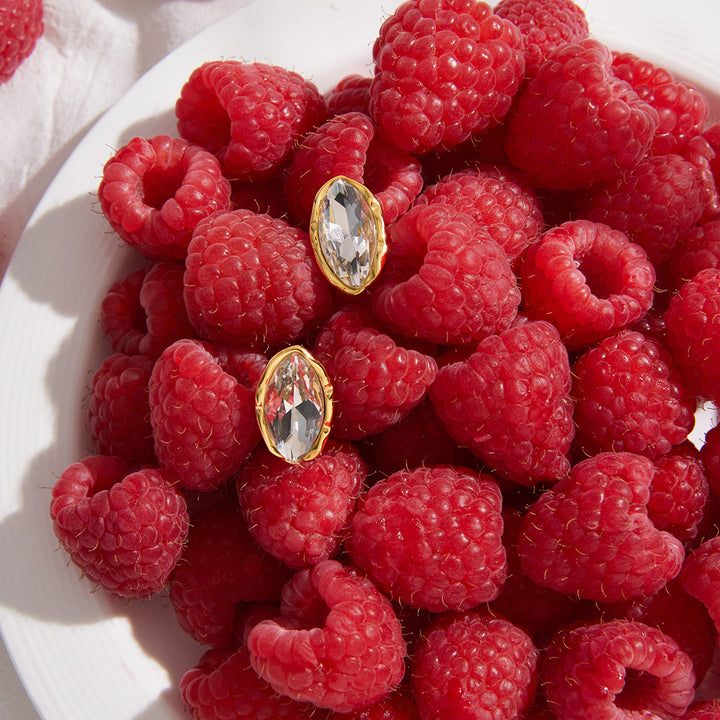 Marquise Crystal Stud Earrings