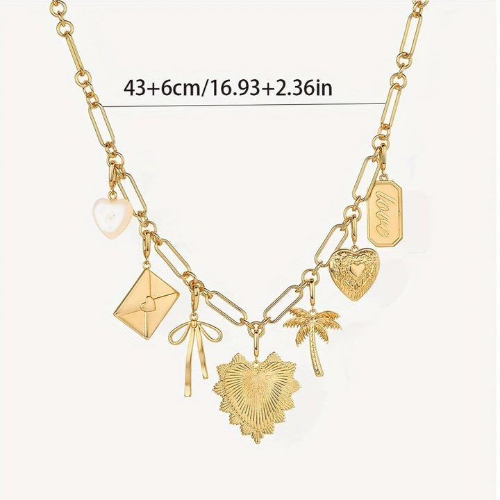 Love Charm Heart Necklace