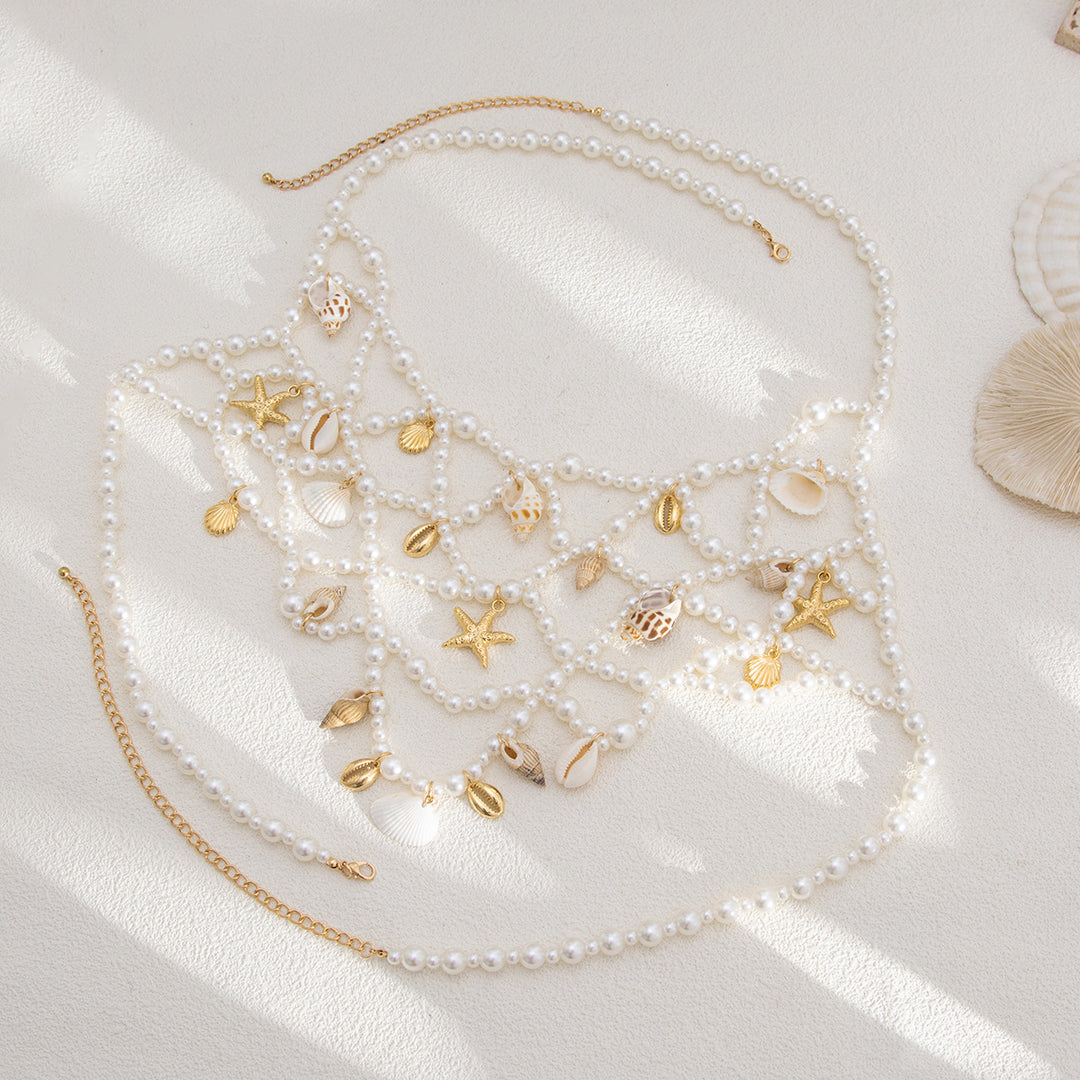 Ocean Pearl Shell Body Chain