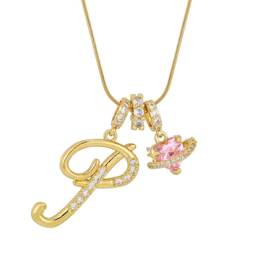 Personalized Letter Charm Necklace