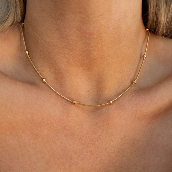 Vintage Pearl Heart Layered Necklace