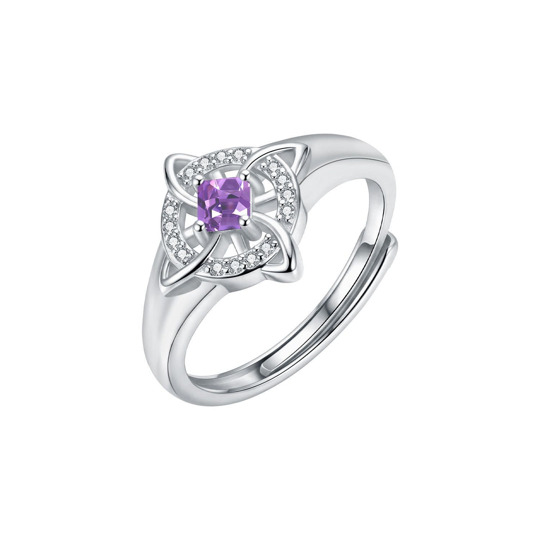 Birthstone Celtic Knot Ring
