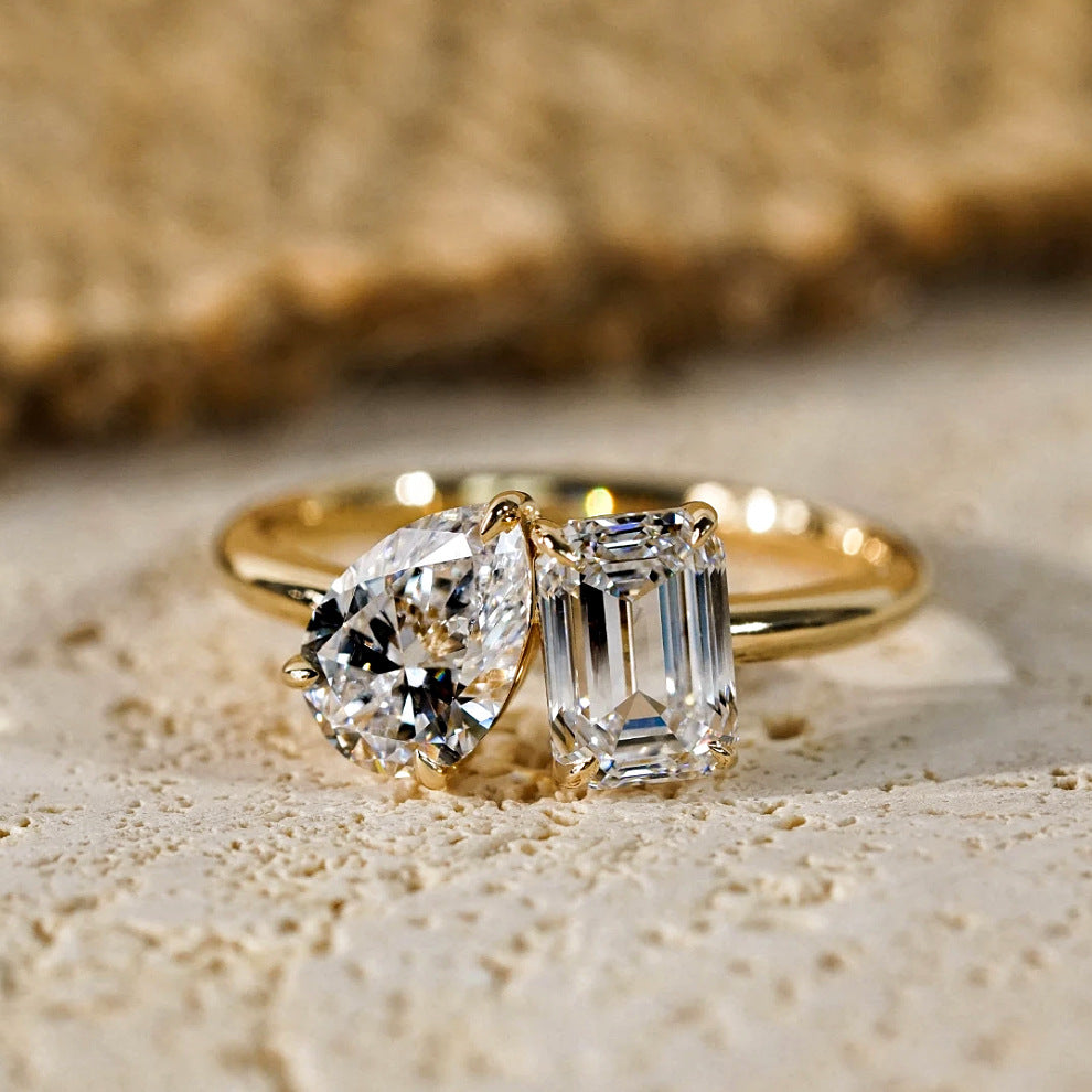 Duo Stone Ring
