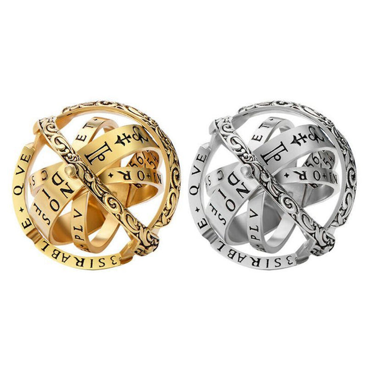 Zodiac Armillary Sphere Ring