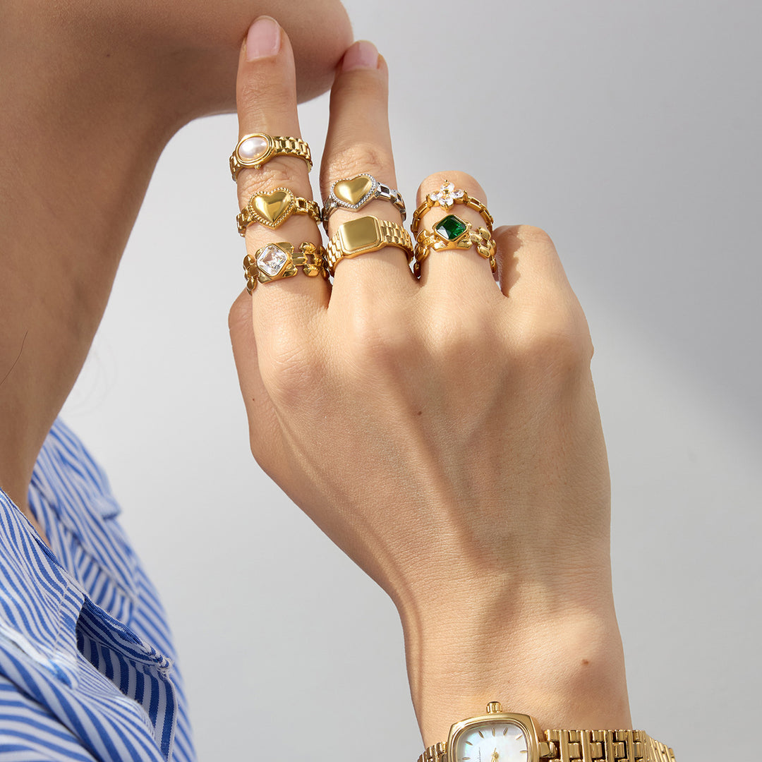 Pearl Vintage Statement Ring