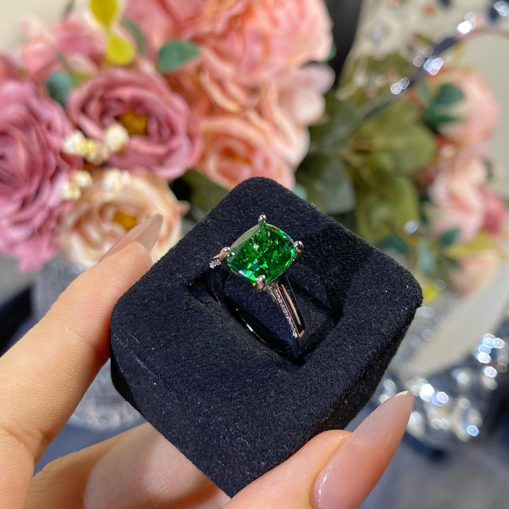 Cushion Cut Gemstone Ring