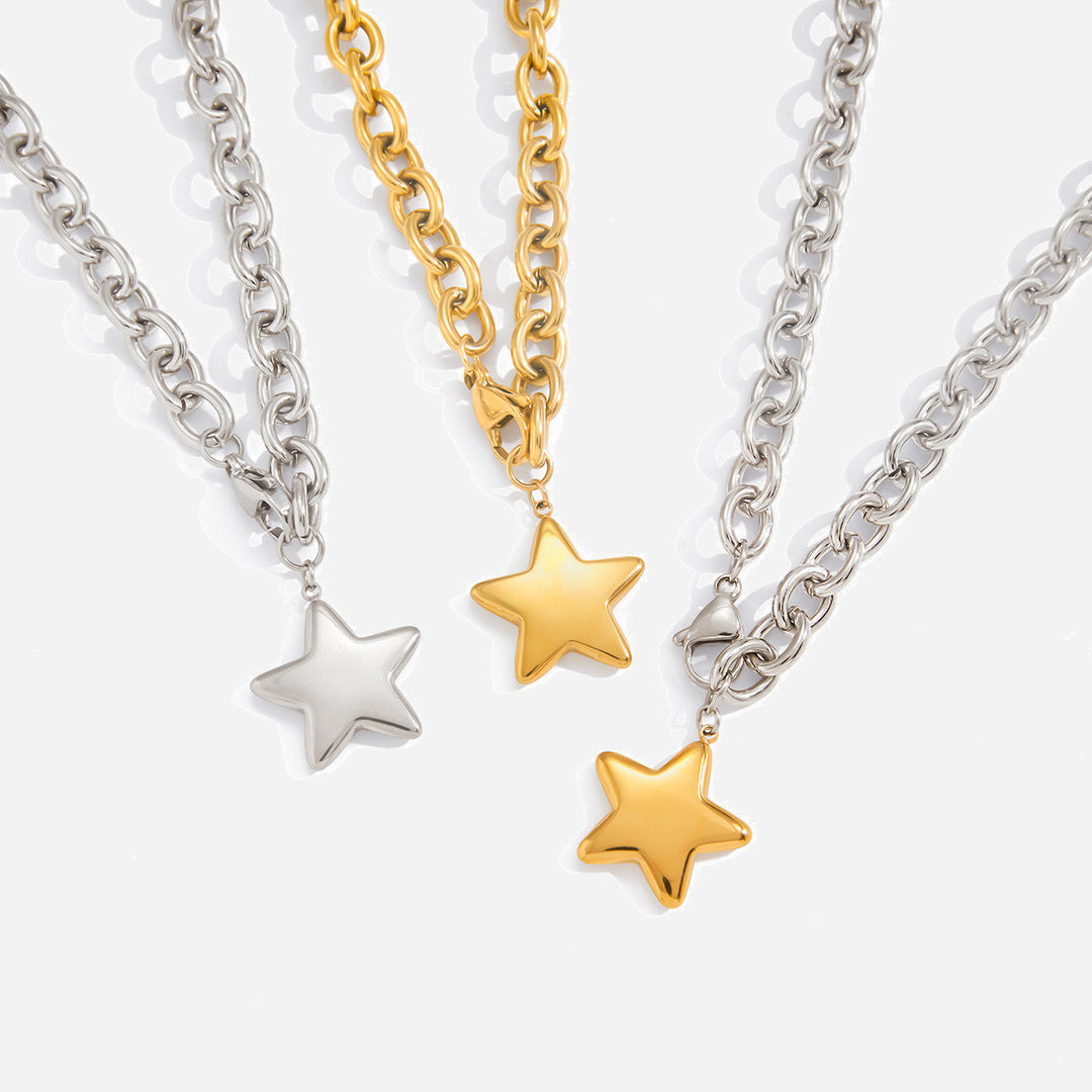 Star Charm Chain Necklace