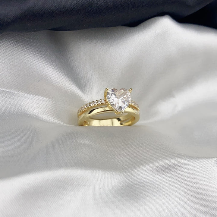 Heart Crystal Ring