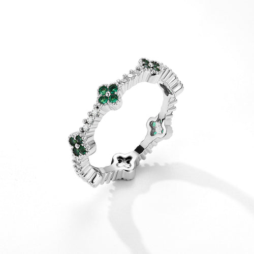Green Four-Leaf Clover