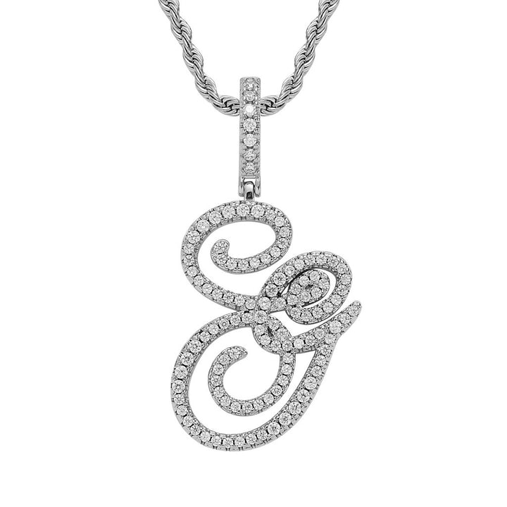 Personalized Letter Zircon Pendant Necklace
