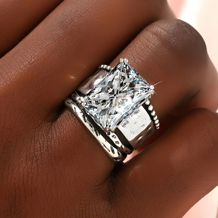 Rustic Wide Band Ring