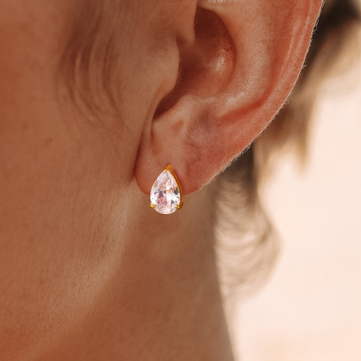 Lumière CZ Stud Earrings