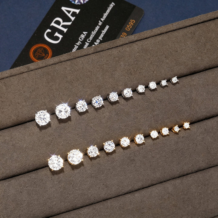 Cushion Cut Zircon Stud Earrings