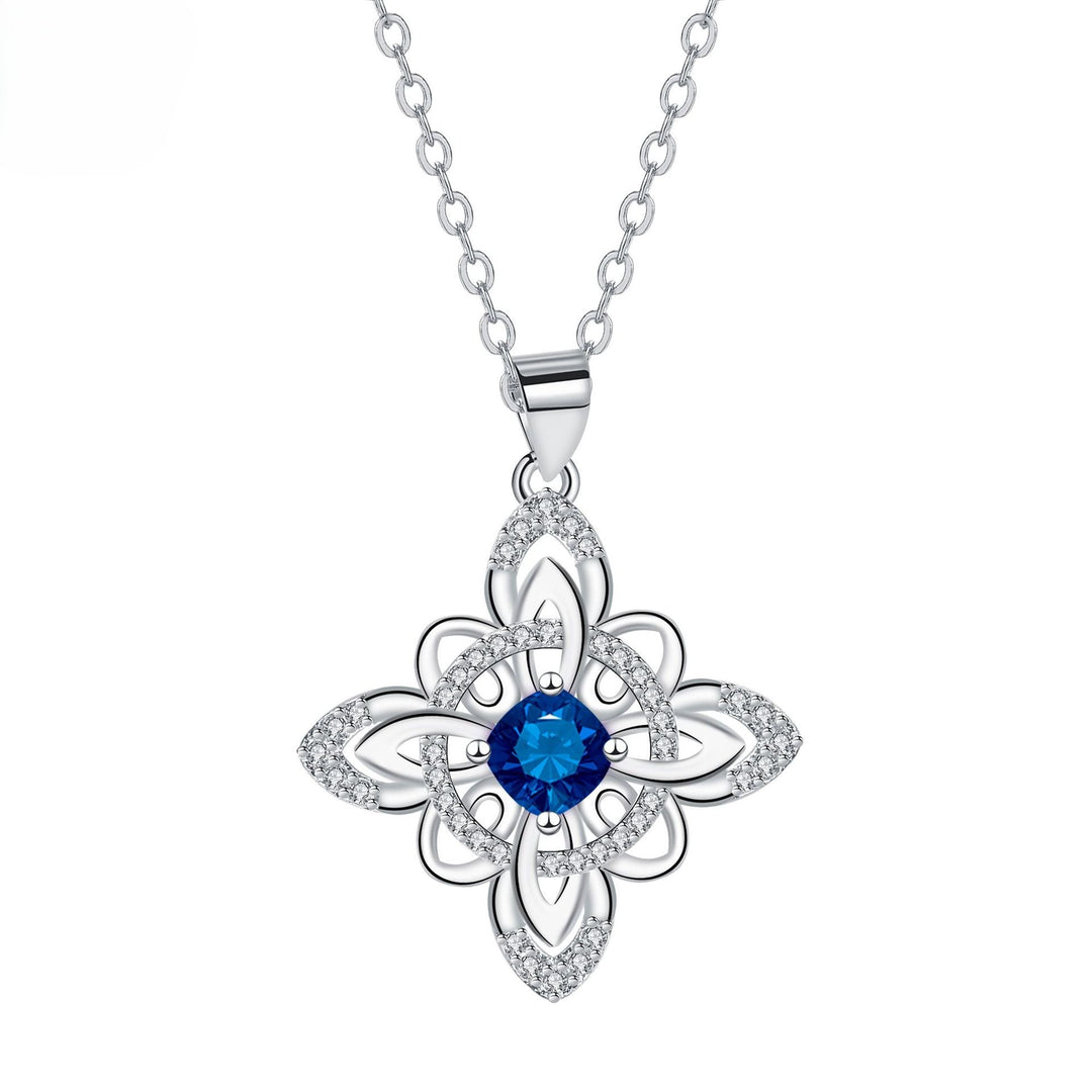 Celtic Birthstone Bloom Necklace