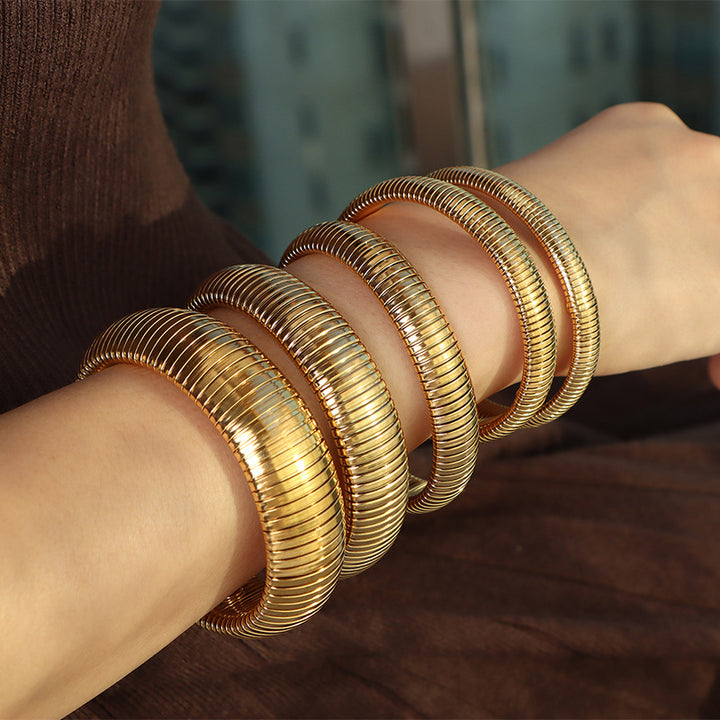 Snake Chain Bangle Bracelet