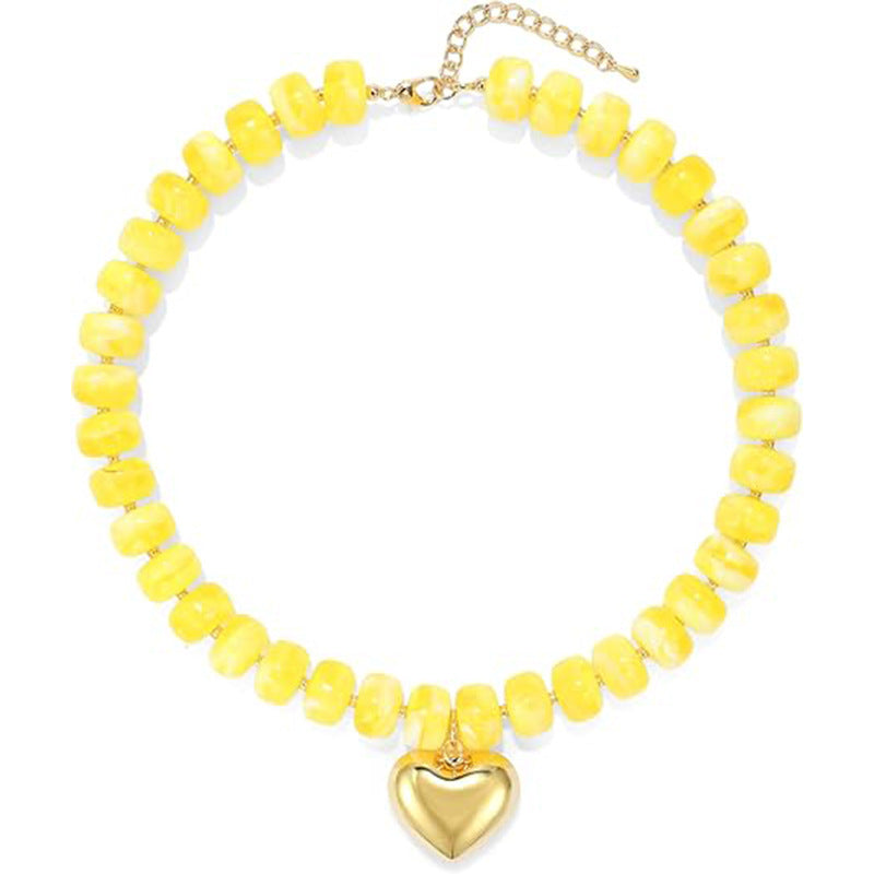 Colorful Natural Stone Necklace