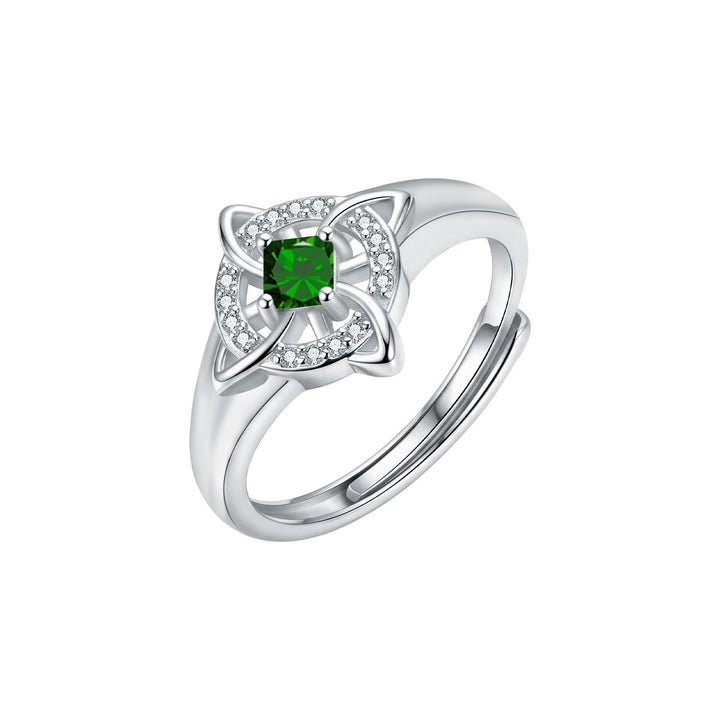 Birthstone Celtic Knot Ring
