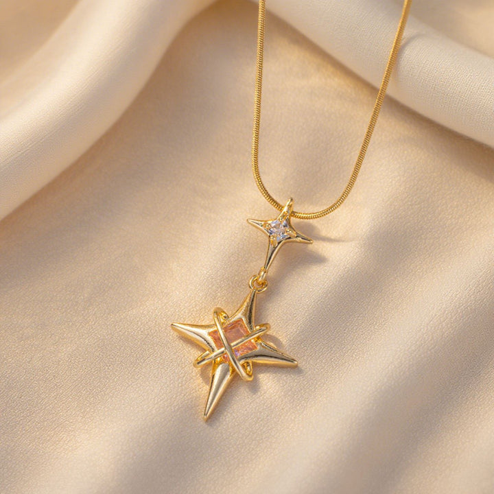 Celestial Star Crystal Necklace