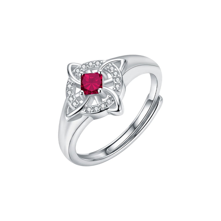 Birthstone Celtic Knot Ring