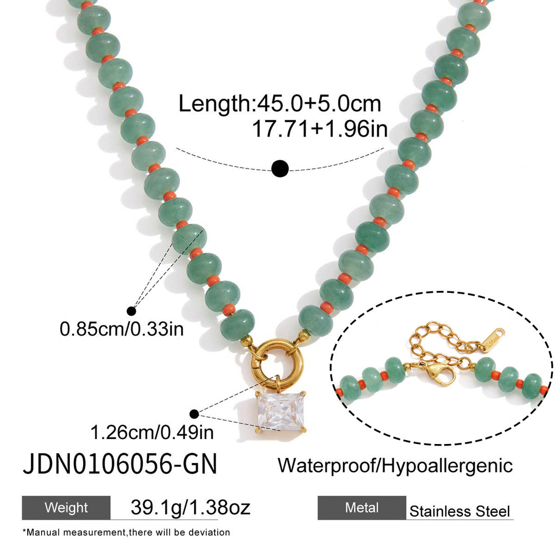 Beaded Charm Necklace