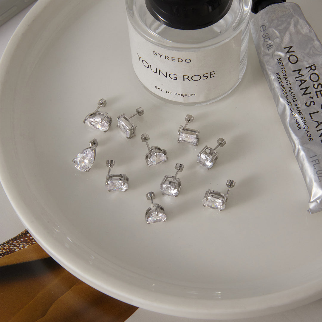 Lumière CZ Stud Earrings
