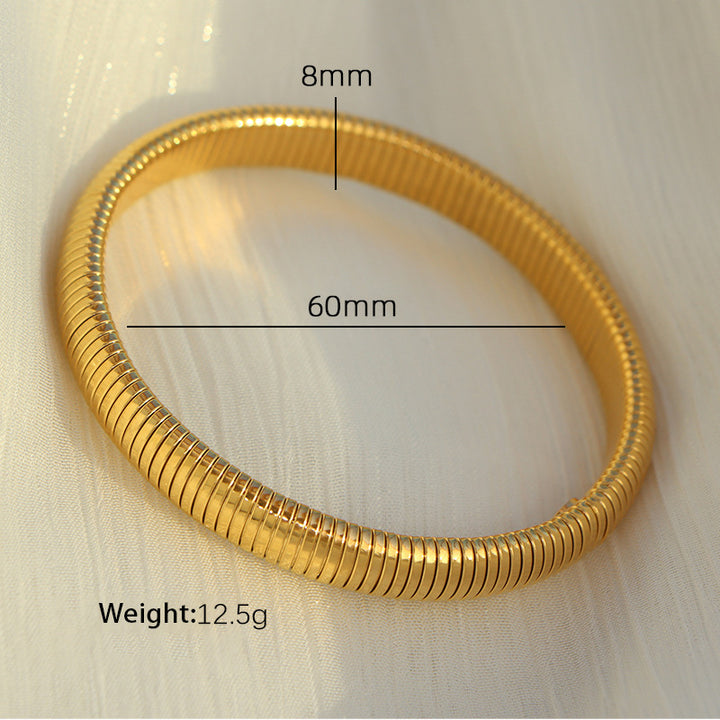 Snake Chain Bangle Bracelet