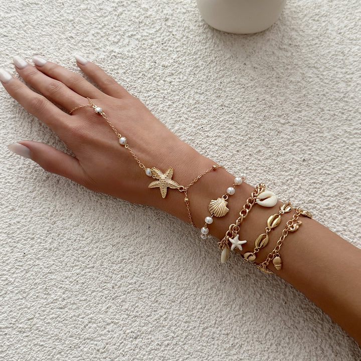 Ocean Breeze Charm Bracelet Set
