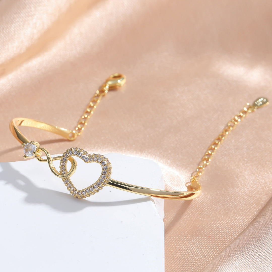 Dual Interlock Chain Bracelet Set