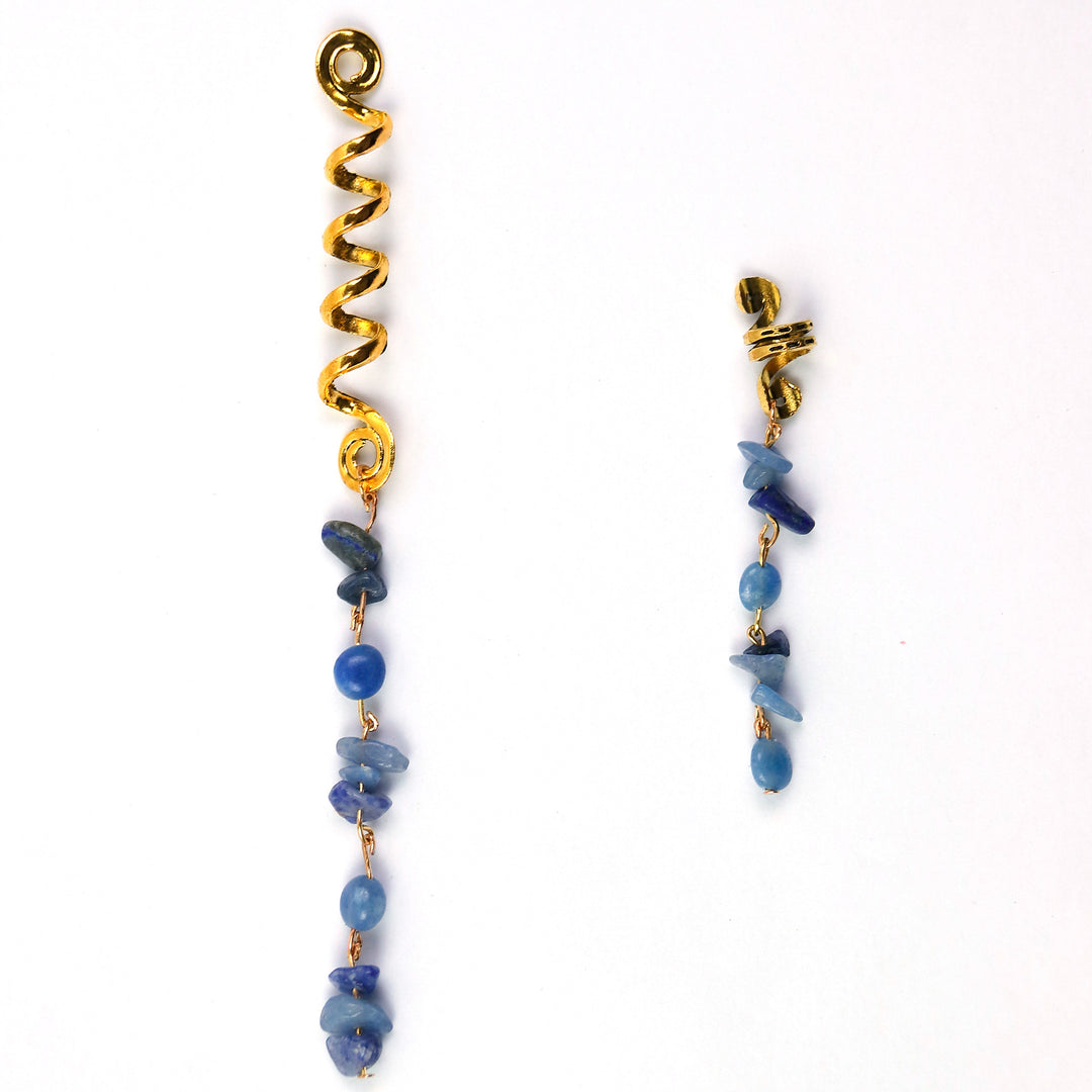 Boho Stone Tassel Hair Accessory