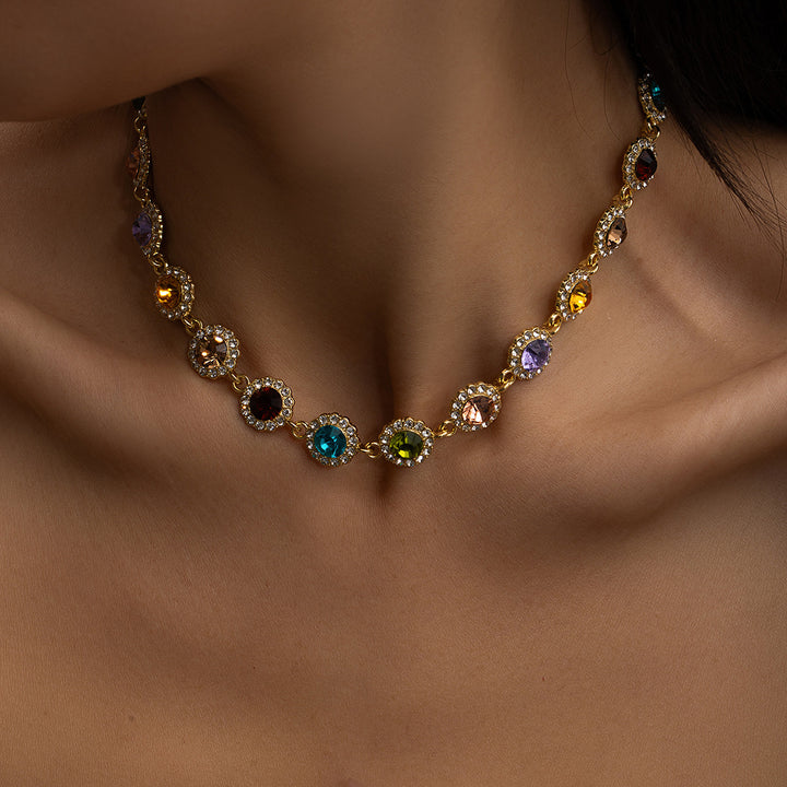 Spectrum Halo Jewelry Set