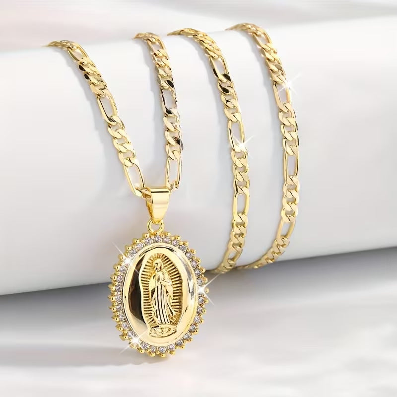 Divine Grace Medallion Necklace