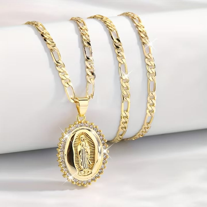 Divine Grace Medallion Necklace