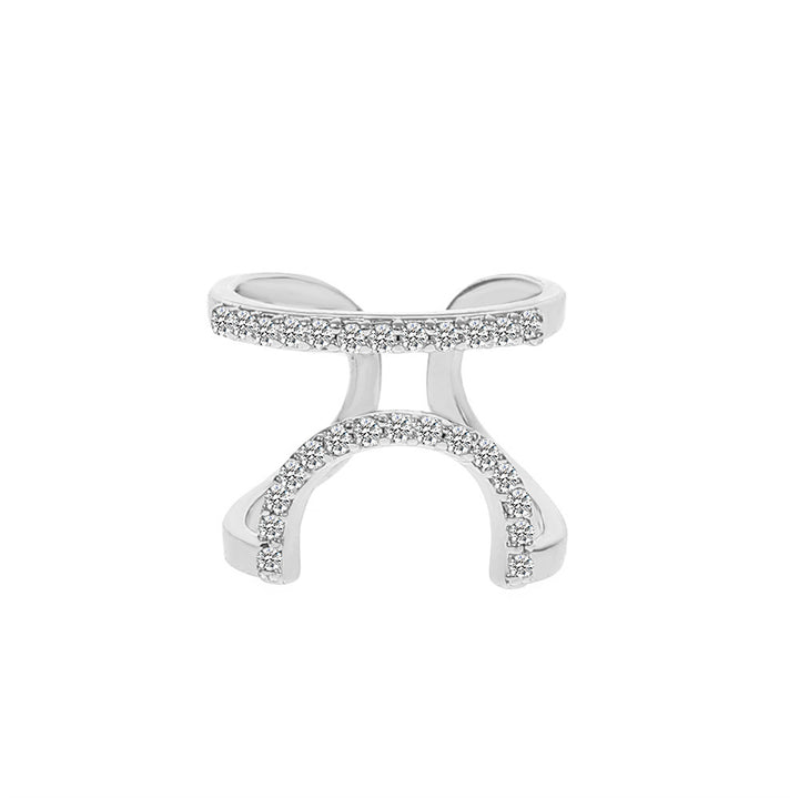 Pavé Zircon Nail Ring