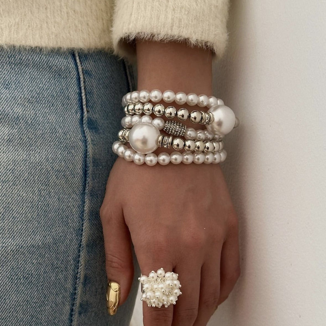 Pearl Radiance Bracelet Set