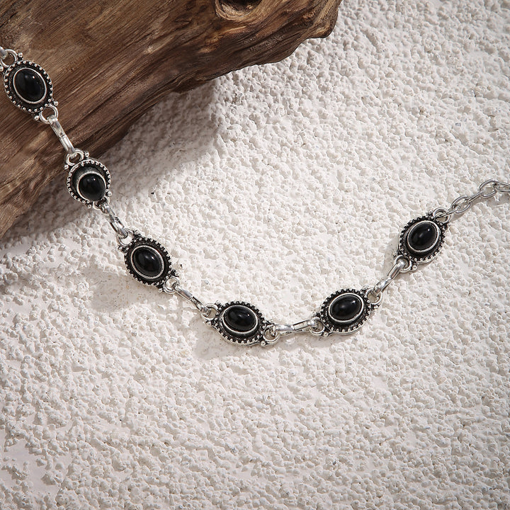 Turquoise Medallion Anklet