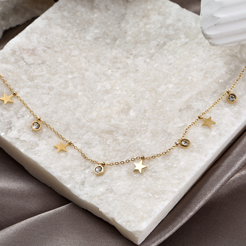 Dainty Charm Chain Necklace