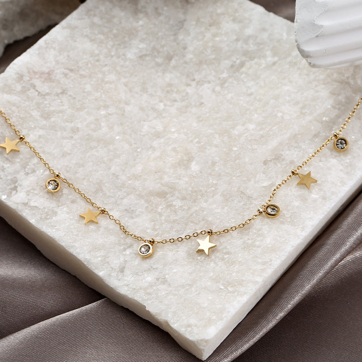 Dainty Charm Chain Necklace