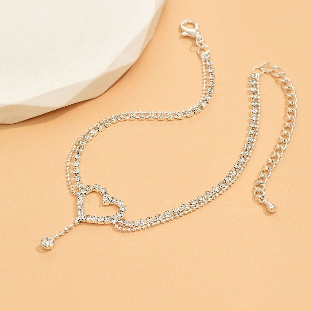 Heart Glow Pavé Anklet