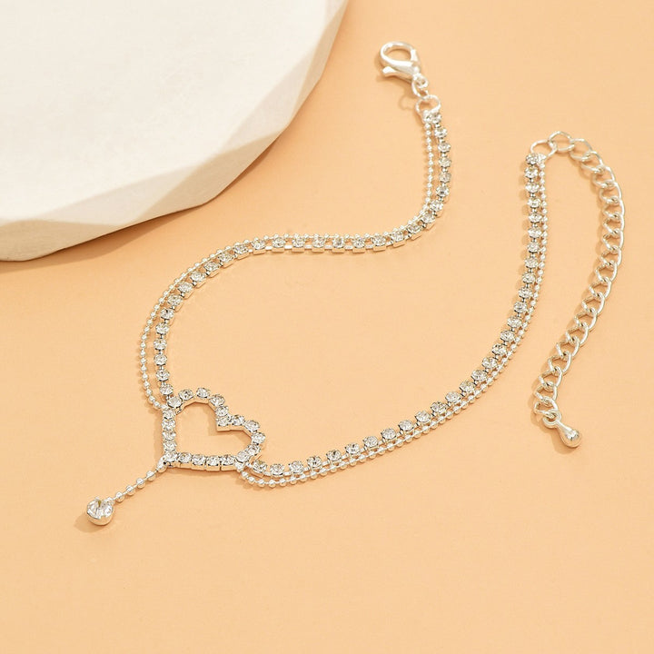 Heart Glow Pavé Anklet
