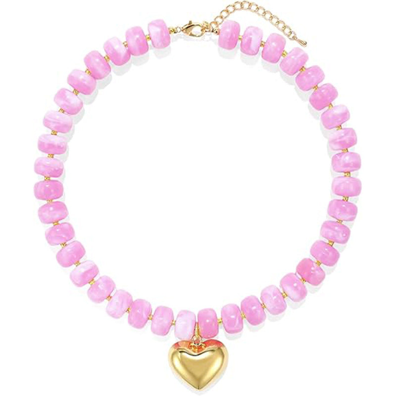 Colorful Natural Stone Necklace