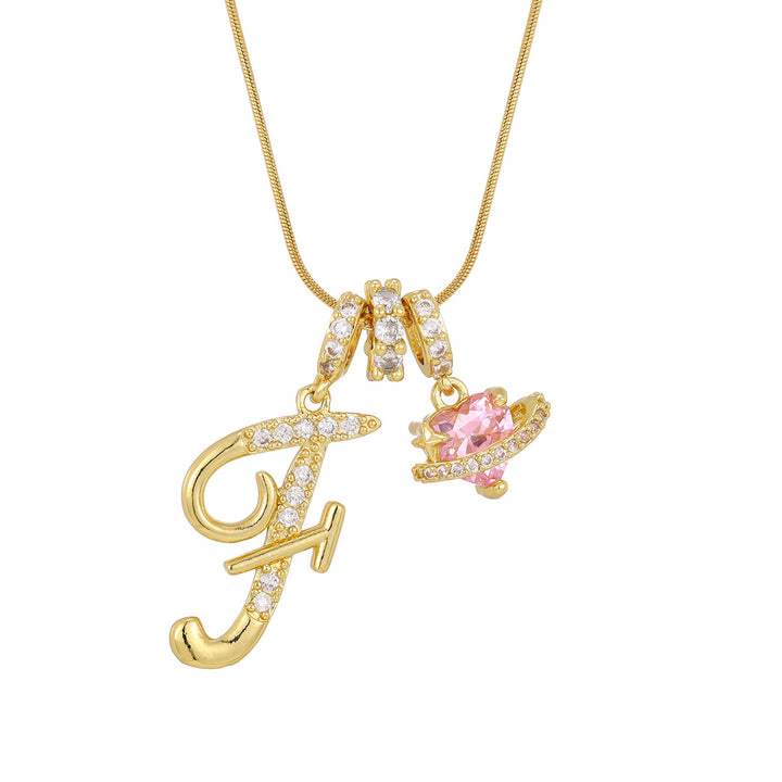 Personalized Letter Charm Necklace