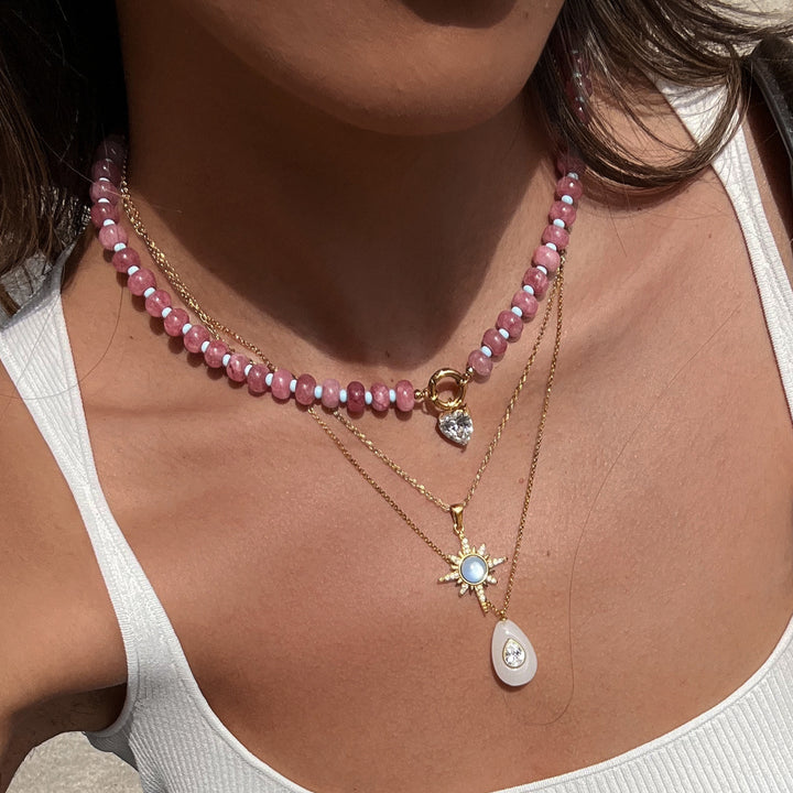 Beaded Charm Necklace