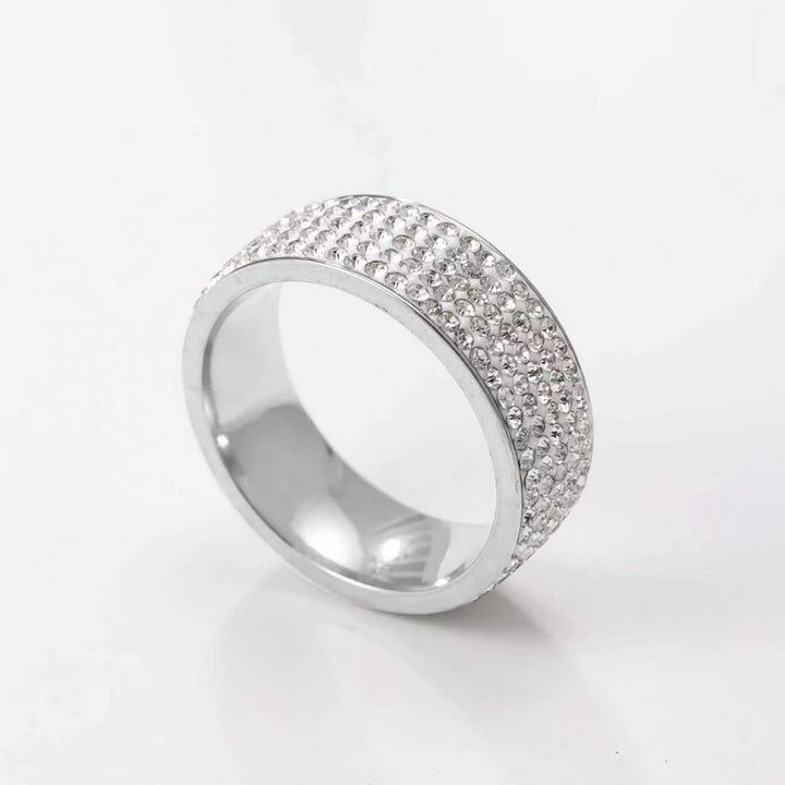 Sparkling Pavé Band Ring