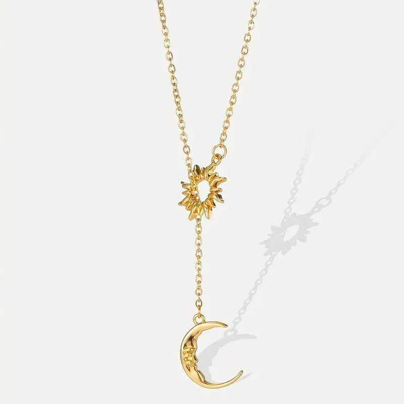 Celestial Crescent Moon Necklace