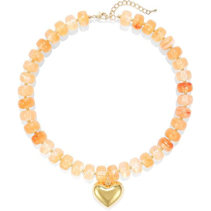 Colorful Natural Stone Necklace