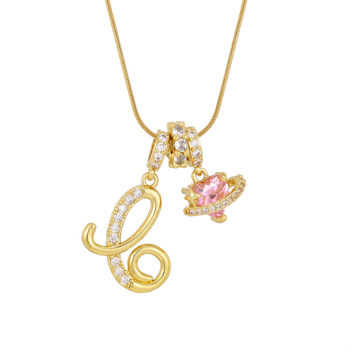 Personalized Letter Charm Necklace