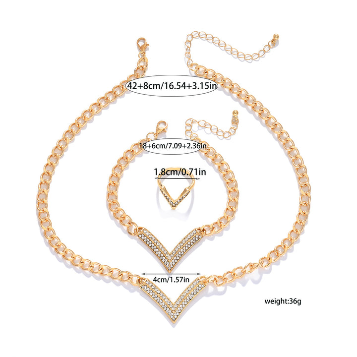 Vera V-Shaped Jewelry Set